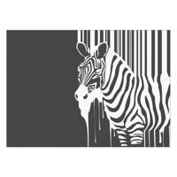 تابلو شاسی ونسونی طرح Zebra Art سایز 50x70 سانتی متر Wensoni Zebra Art Chassis Size 50 x 70 Cm