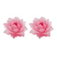 چراغ کیدتونز طرح گل کریستالی کدKsh-004-1 بسته دو عددی - Kidtunse Cristal Flower Ksh-004-1 Lamp Pack Of 2