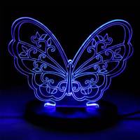 چراغ خواب سه بعدی سهیل مدل پروانه Soheil Butterfly 3D Night Light