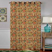 پرده مخمل رنس مدل C4-50005 ارتفاع 190 سانتی متر - Rence C4-50005 Curtain 190 cm