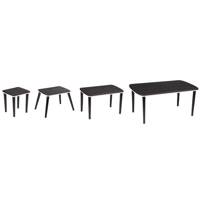 میز جلومبلی و مجموعه ی 3عددی میز عسلی صنایع چوب قایم مدل k403 Sanaye choob ghaem K403 coffee Table and 3pcs end Table