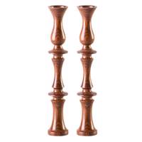 شمعدان بهل مدل CW-06-02 طرح انگلیسی یک جفت Behell CW-06-02 English Design Candle Sticks A Pair