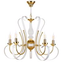 لوستر چشمه نور 5 شعله کد N3602/5WT-F Cheshmeh Noor N3602/5WT-F Five Flames Chandelier