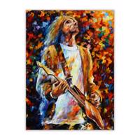 تابلو شاسی گالری آگاپه مدل E24 طرح Kurt Cobain - Agape Gallery E24 Kurt Cobain MDF Printed Mount