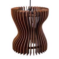 چراغ آویز پاراگالری کد 24 wooden light