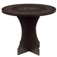 میز ناهار خوری صنایع چوب قائم کد K301 سایز 100 × 100 Sanaye Choob Ghaem K301 MDF circle Dinning Room Table Size 100 x 100