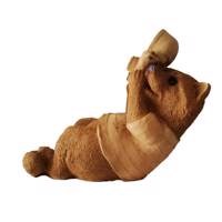 مجسمه ریما کالا طرح خرس خوابیده عکاس همراه هدیه