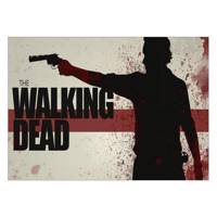 تابلو شاسی ونسونی طرح Walking Dead Splashسایز 30 × 40 Wensoni Walking Dead Splash Chassis 40 x 30