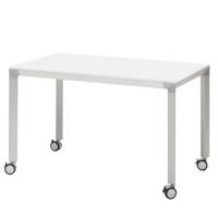 میز چرخ دار فرآذین مدل FED SP4 01 سفید Farazin FED SP4 01 White Wheeled Desk