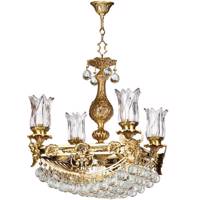 لوستر چشمه نور10 شعله کد C2636/50 Cheshmeh Noor C2636/50 Ten Flames Chandelier