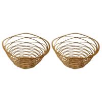 ظرف چند منظوره استیل پولادخلج مدل دایره بسته 2 عددی - Poulad Khalaj Circle Steel Multi Purpose Dish 2 Pieces