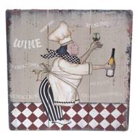 تابلو شاسی هوم استایل مدل 202 سایز 40x40 سانتی متر HomeStyle 202 Wood Chassis Size 40x40 Cm