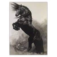 تابلو شاسی ونسونی طرح Hinny Of Horse سایز 50 × 70 Wensoni JHinny Of Horse Chassis Size 70 x 50