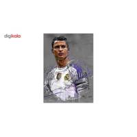 تابلو شاسی ونسونی طرح CR7 Art سایز 30 × 40 Wensoni CR7 Art Chassis 40 x 30