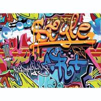 کاغذ دیواری 4 تکه 1وال مدل Graffiti-001 1Wall Graffiti-001 Giant