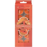 شمع وارمر تلنت فارست رایحه پاپایا و انبه بسته 10 عددی Talent Fareast Papaya And Mango Candle Pack of 10