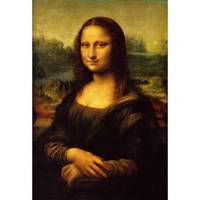 تابلو شاسی کنواس گالری هنری پیکاسو طرح مونالیزا