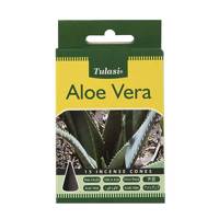 عود مخروطی تولاسی مدل Aloe Vera Tulasi Aloe Vera Incense Cones