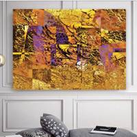 تابلو بوم خط روزتو طرح یامپی Rouzeto Yampi Canvas modern iranian calligraphy