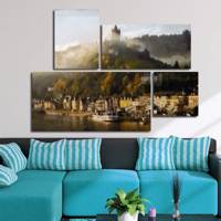 تابلو دیواری 4 تکه بارمان مدل TA4001 Barman TA4001 Tableau 4 Pcs