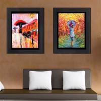 تابلو دیواری 2 تکه آریکان کد TA5501-B Arikan TA5501-B Tableau 2 Pcs