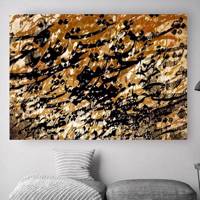 تابلو بوم خط روزتو طرح RT0435 Rouzeto RT0435 Canvas modern iranian calligraphy