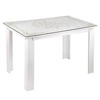 میز ناهار خوری صنایع چوب قائم کد K206 سایز 75 × 115 - Sanaye Choob Ghaem K206MDF Dinning Room Table Size 115 x 75