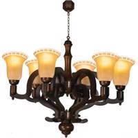 لوستر دارکار مدل رزا 6 شعله کد 267 Darkar 267 Roza Six Branches Chandelier