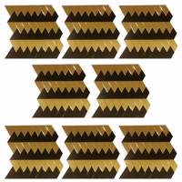 کاشی آلومینیومی ماریکو مدل Trapezoid-GB بسته 8 عددی 24.5x27 Marico Trapezoid-GB Peel and Stick Aluminum Tile - Pack 8 pcs