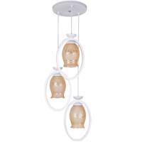 چراغ آویز چشمه نور 3 شعله کد G522/3H-WT Cheshmeh Noor G522/3H-WT Three Branch Hanging Lamp