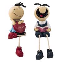 مجسمه شیانچی کد 020010002 سایز متوسط مجموعه 2 عددی