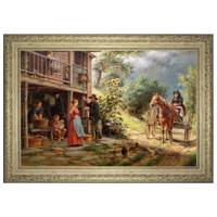 تابلو گالری هنری پیکاسو مدل زندگی روستایی