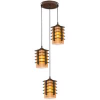 چراغ آویز دارکار مدل منچستر 3 شعله کد 121 Darkar 121 Manchester Three Branches Hanging Lamp