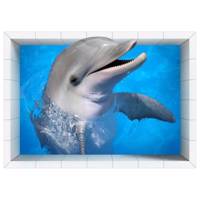 استیکر زمینی ویداوین طرح فلورگام دلفین Vidavin Dolphin 3D Floor Sticker