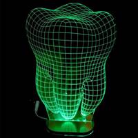 چراغ خواب سه بعدی هفت رنگ کدpb_0037