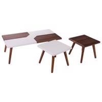 میز جلومبلی کارینو مدل EG318 به همراه دو عدد میز عسلی