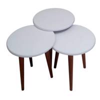 میز عسلی ورساچوب مدل 133 بسته 3 عددی versachoob 133 Side Table Set 3 pcs