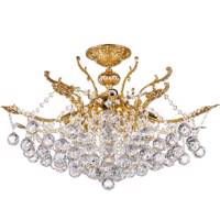 لوستر سقفی چشمه نور 18 شعله کد 2646/12 Cheshmeh Noor 2646/12 Eighteen Flames Ceiling Chandelier