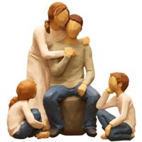 مجسمه امین کامپوزیت مدل Family Grouping کد 511 بسته 3 عددی Amin Composite Family Grouping 511 Statue Pack Of 3