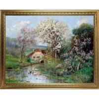 تابلو گالری هنری پیکاسو طرح منظره رودخانه کومو