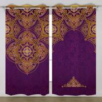 پرده مخمل رنس مدل C33-50257 ارتفاع 290 سانتی متر Rence C33-50257 Curtain 290 cm