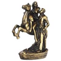 مجسمه طرح زوج اسب سوار 1 کد 020020161
