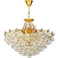 لوستر چشمه نور 10 شعله کد C2814/60G Cheshmeh Noor C2814/60G Ten Flame Chandelier