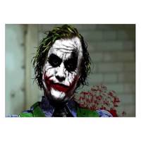 تابلو شاسی ونسونی طرح Joker Astonished سایز 50 × 70 Wensoni Joker Astonished Chassis Size 50 x 70