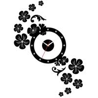 ساعت دیواری پدیده شاپ طرح یاسمین - Padidehshop Yasamin Wall Clock