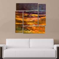 تابلو 4 تکه دیواری آفتاب مدل TA407