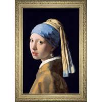 تابلو گالری هنری پیکاسو طرح دختری با گوشواره مروارید