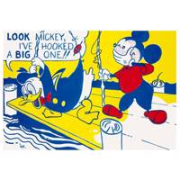 تابلوی گرافیتی طرح Look Mickey سایز 50 × 70 Graffity Look Mickey Chassis 70 x 50