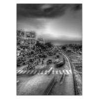 تابلو شاسی ونسونی طرح Buzzy City سایز 30x40 سانتی متر Wensoni Buzzy City Chassis 40 x 30