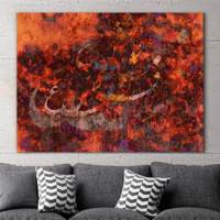 تابلو بوم خط روزتو طرح سلخ